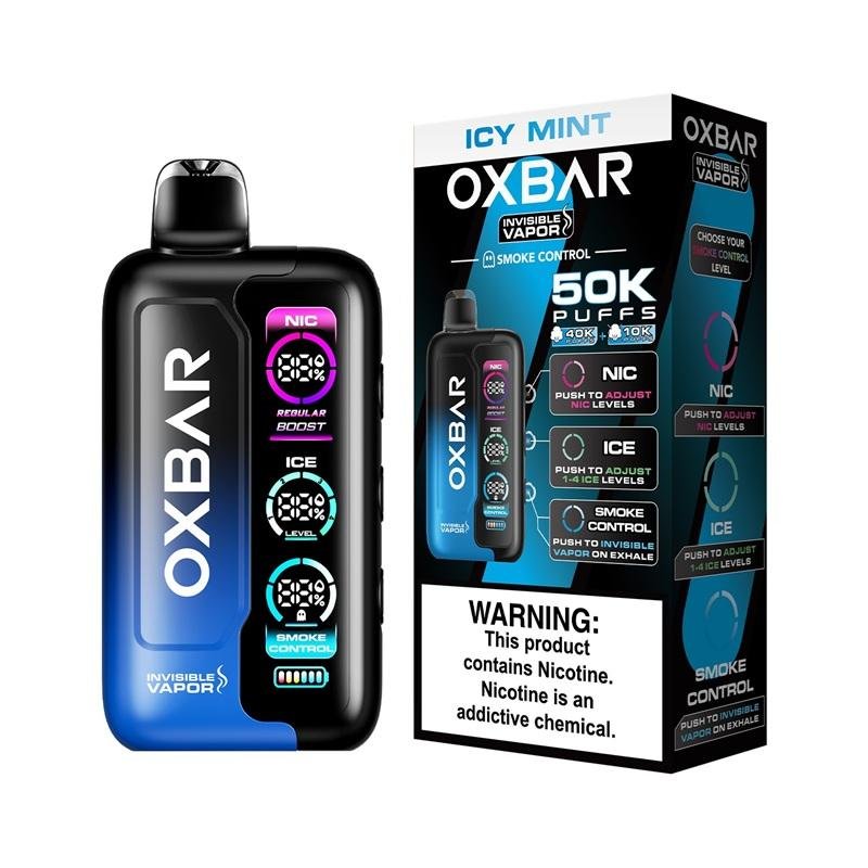 Oxbar 50K Invisible Vapor - Ice Mint 🧊🌿