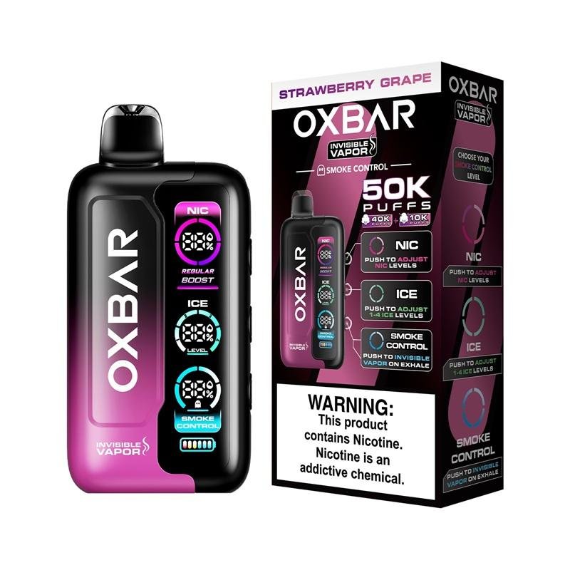 Oxbar 50K Invisible Vapor - Strawberry Grape 🍓🍇