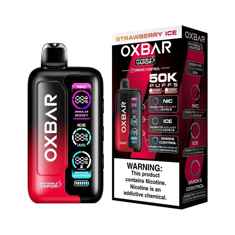 Oxbar 50K Invisible Vapor - Strawberry Ice 🍓🧊